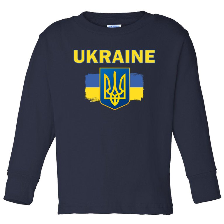 Support Ukrainian, Ukrainian Gift Toddler Long Sleeve Shirt