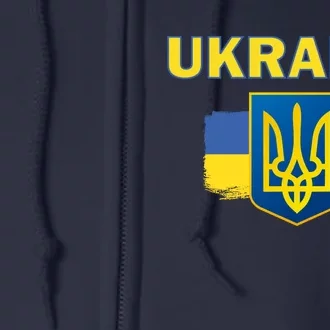 Support Ukrainian, Ukrainian Gift Full Zip Hoodie