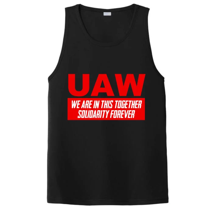 Striking UAW Workers Workers Strike Walkout Gift Performance Tank