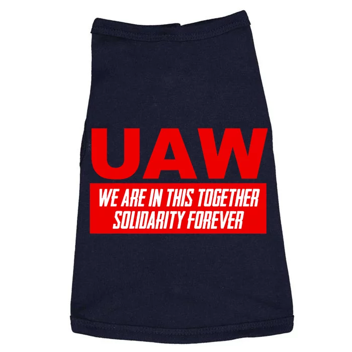 Striking UAW Workers Workers Strike Walkout Gift Doggie Tank