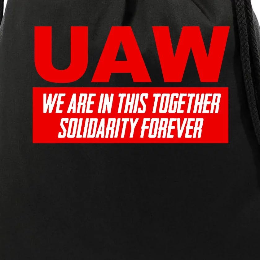 Striking UAW Workers Workers Strike Walkout Gift Drawstring Bag