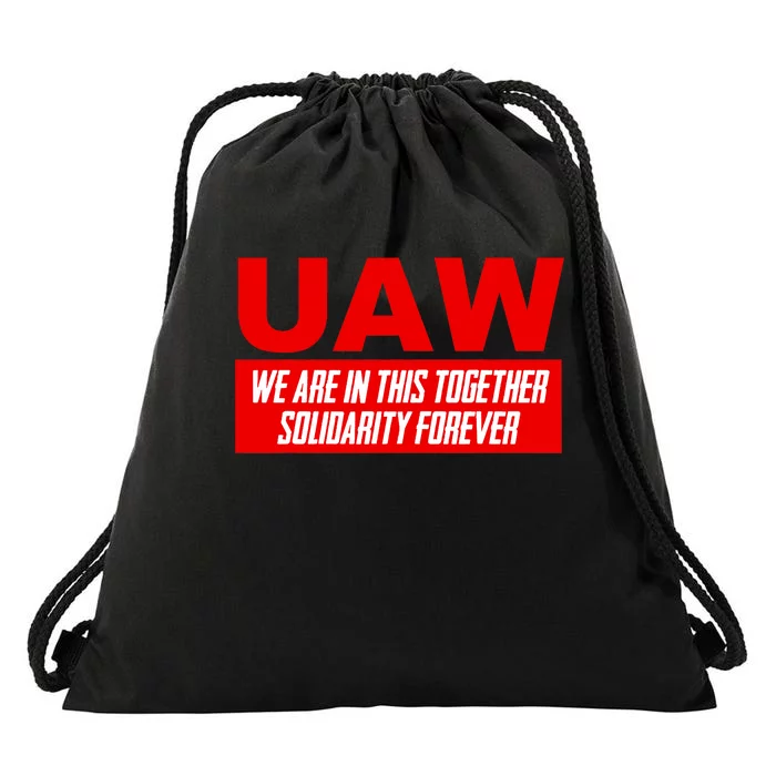 Striking UAW Workers Workers Strike Walkout Gift Drawstring Bag