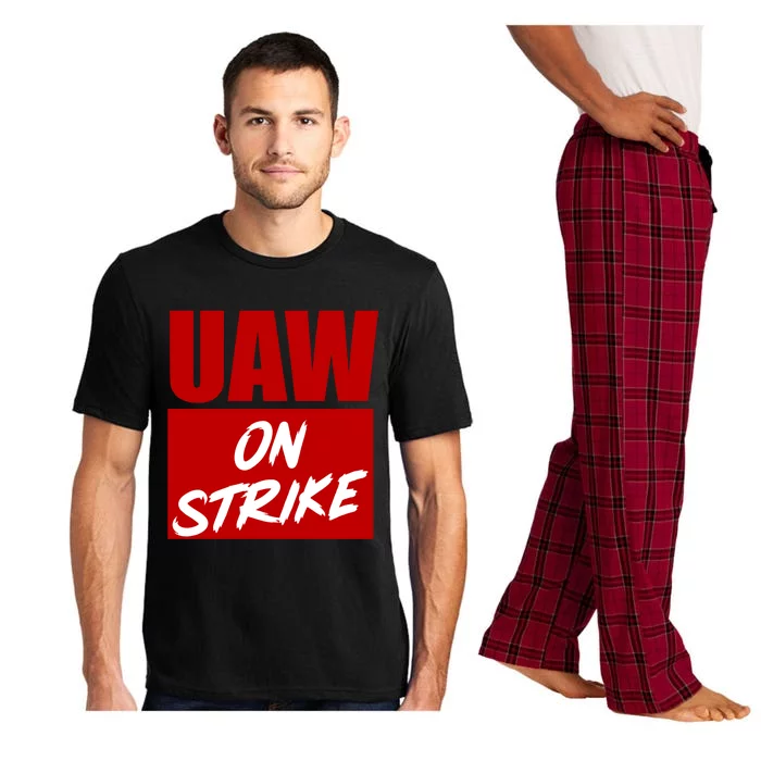 Striking UAW Workers Red Workers Strike Walkout Gift Pajama Set