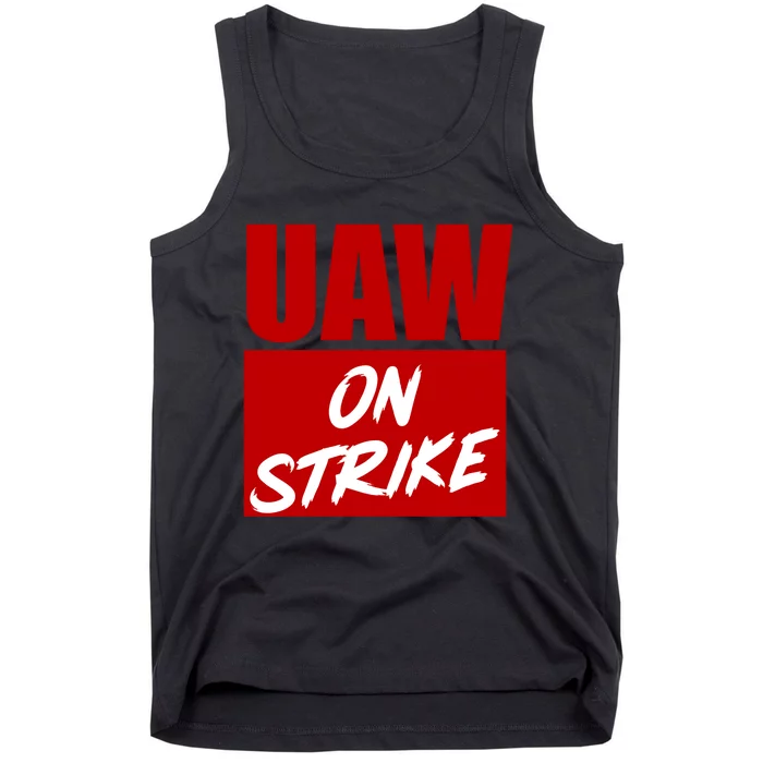 Striking UAW Workers Red Workers Strike Walkout Gift Tank Top