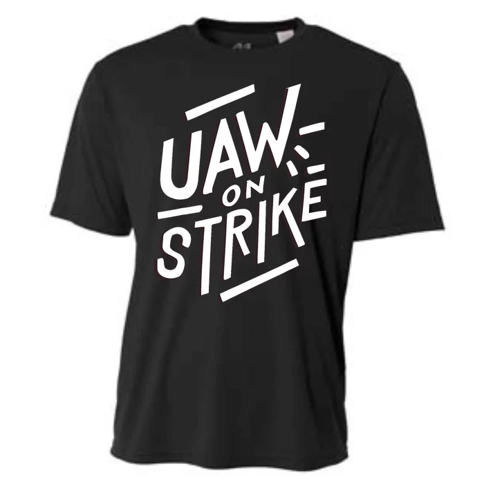 Striking Uaw Workers On Strike Cooling Performance Crew T-Shirt