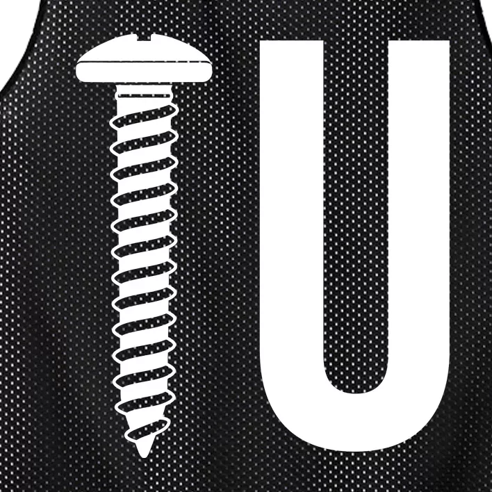 Screw U You Funny Rude Humor Mesh Reversible Basketball Jersey Tank