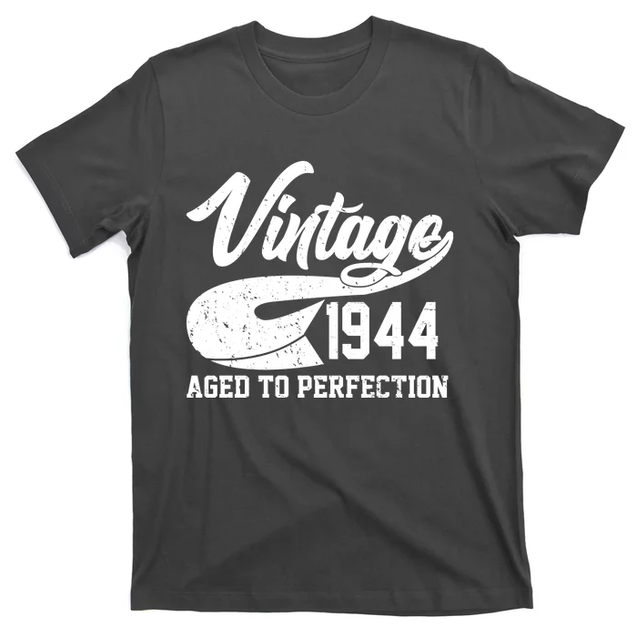 Sporty Vintage 1944 Aged To Perfection 80th Birthday T-Shirt