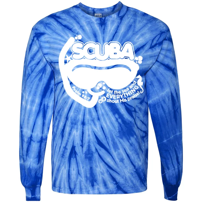 Scuba Vbs 2024 Vacation Bible School Christian Summer Camp Gift Tie-Dye Long Sleeve Shirt