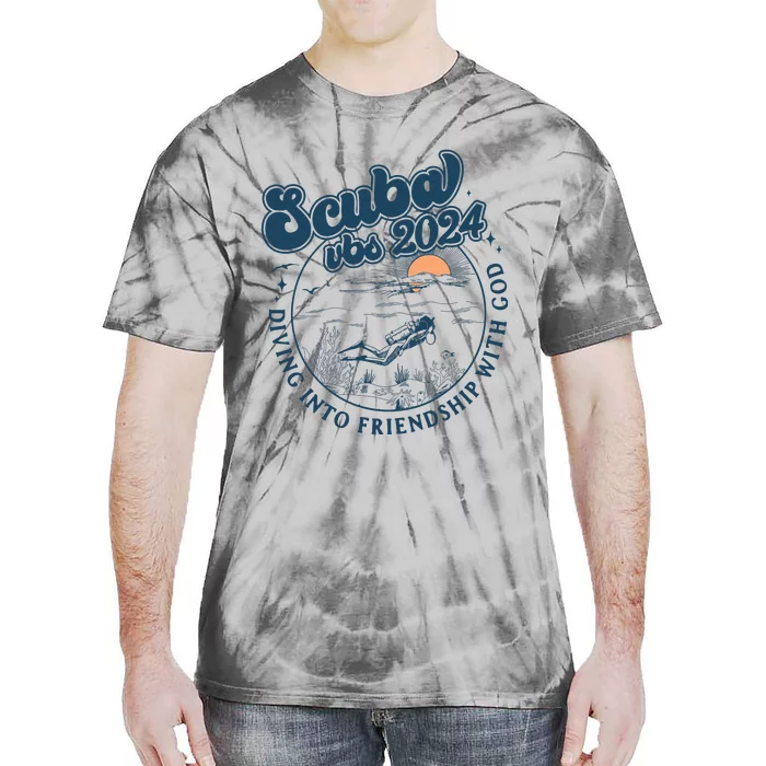 Scuba Vbs 2024 Diving Into Friendship With God Underwater Tie-Dye T-Shirt