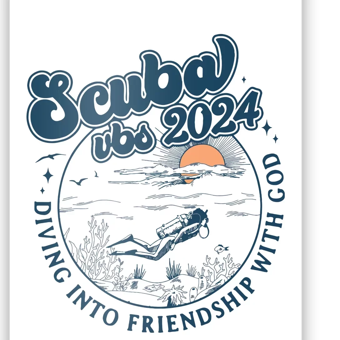 Scuba Vbs 2024 Diving Into Friendship With God Underwater Poster