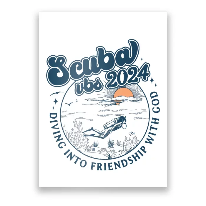 Scuba Vbs 2024 Diving Into Friendship With God Underwater Poster