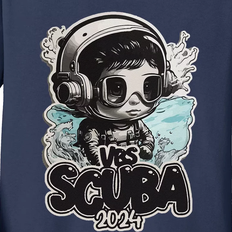 Scuba Vbs 2024 Kids Long Sleeve Shirt