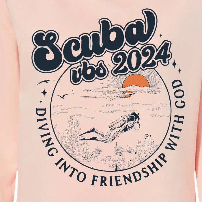 Scuba Vbs 2024 Diving Into Friendship Womens California Wash Sweatshirt