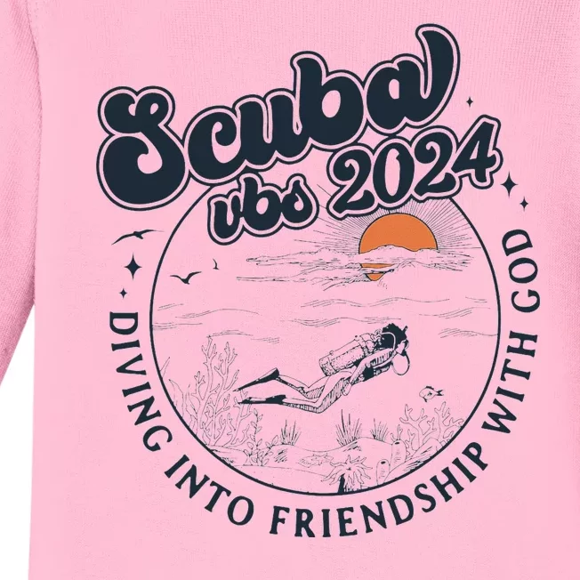 Scuba Vbs 2024 Diving Into Friendship Baby Long Sleeve Bodysuit