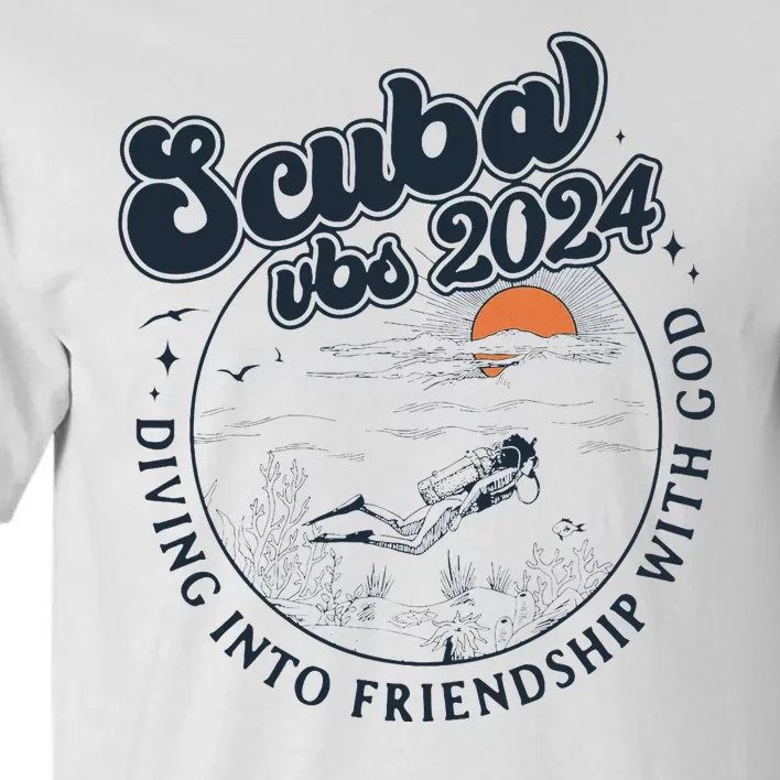 Scuba Vbs 2024 Diving Into Friendship Tall T-Shirt