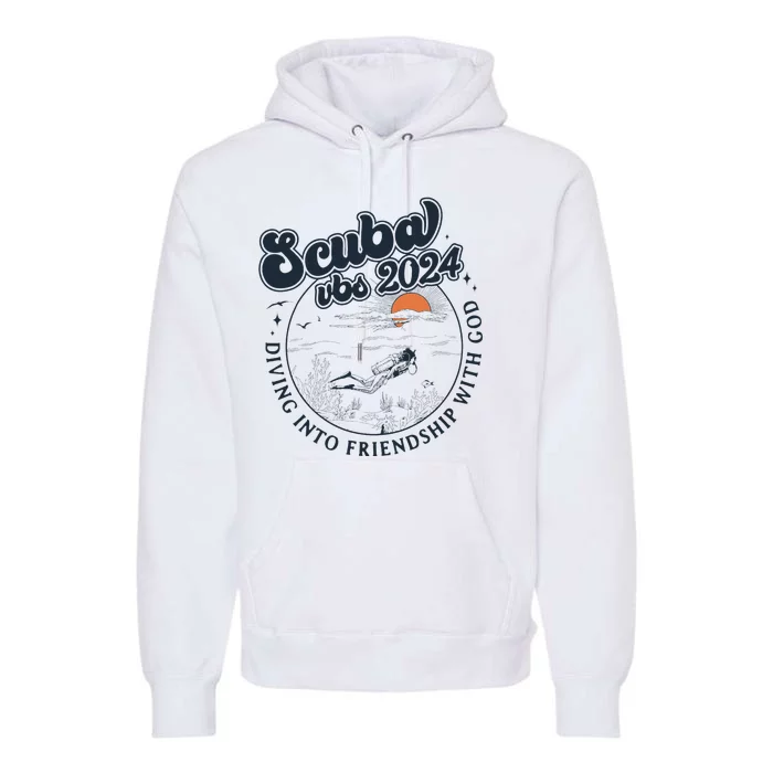 Scuba Vbs 2024 Diving Into Friendship Premium Hoodie