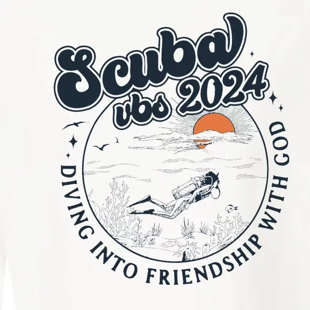 Scuba Vbs 2024 Diving Into Friendship Cropped Pullover Crew