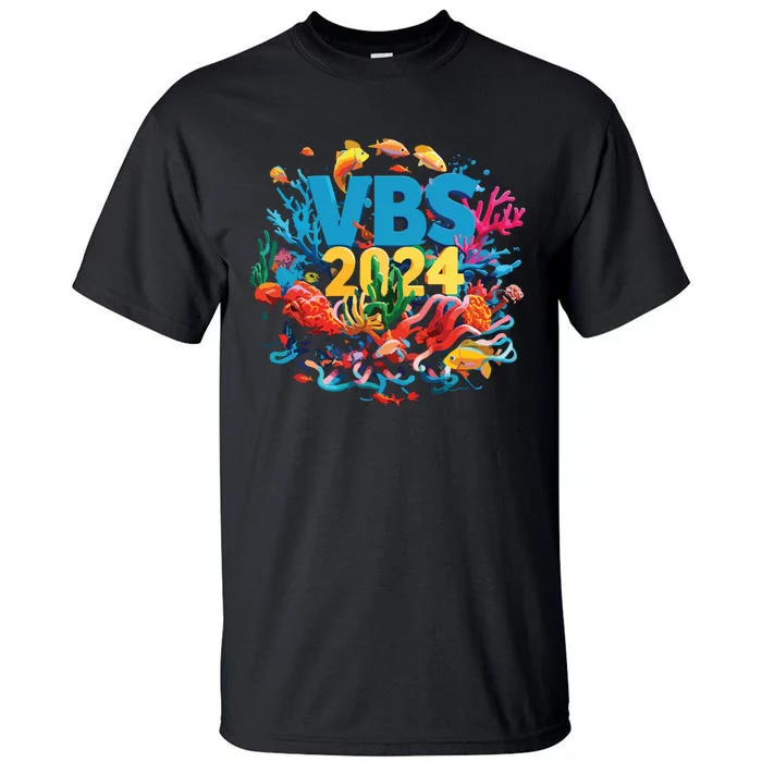 Scuba Vbs 2024 Vacation Bible School Diving Into Friendship Tall T-Shirt