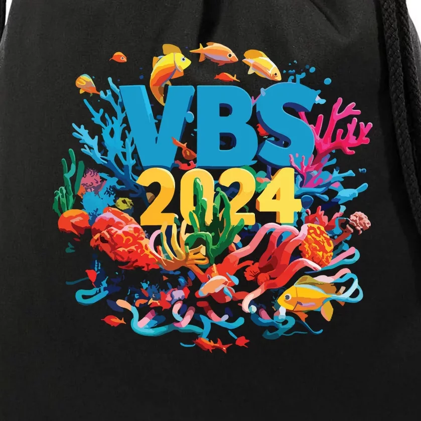 Scuba Vbs 2024 Vacation Bible School Diving Into Friendship Drawstring Bag