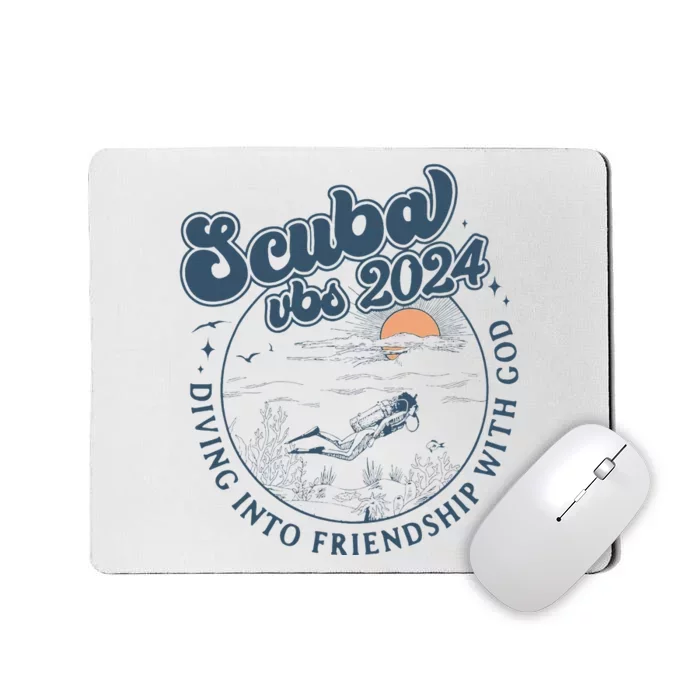 Scuba Vbs 2024 Diving Into Friendship With God Underwater Mousepad