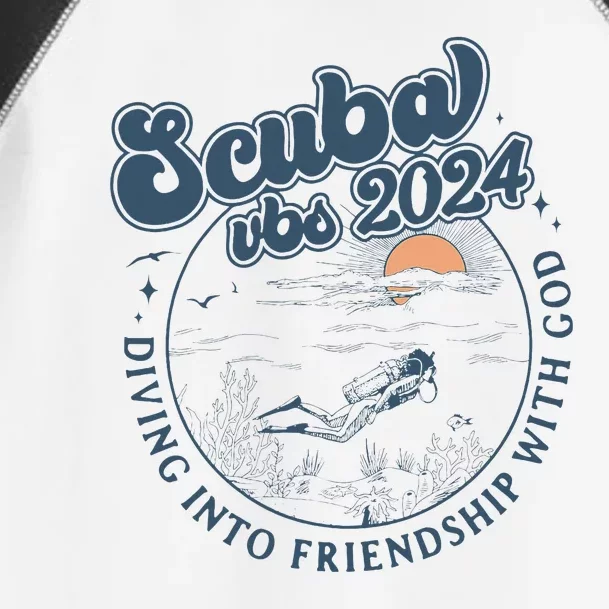 Scuba Vbs 2024 Diving Into Friendship With God Underwater Toddler Fine Jersey T-Shirt