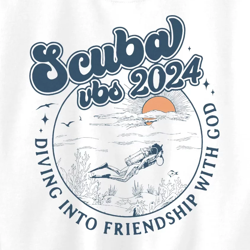 Scuba Vbs 2024 Diving Into Friendship With God Underwater Kids Sweatshirt