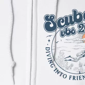 Scuba Vbs 2024 Diving Into Friendship With God Underwater Full Zip Hoodie