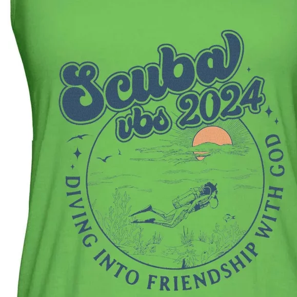 Scuba Vbs 2024 Friendship With God Ladies Essential Flowy Tank