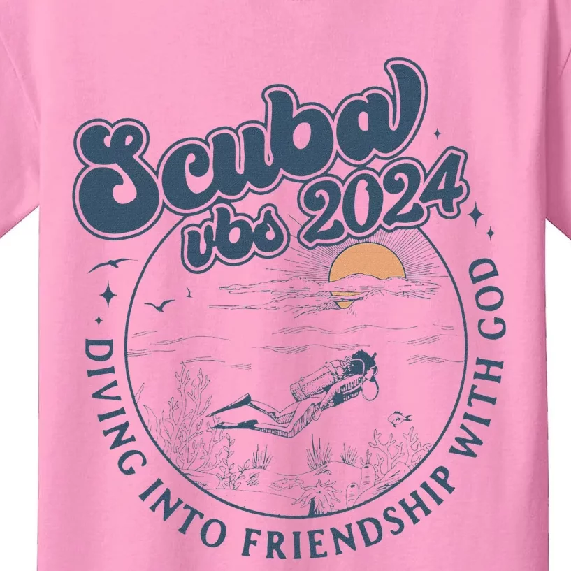 Scuba Vbs 2024 Friendship With God Kids T-Shirt