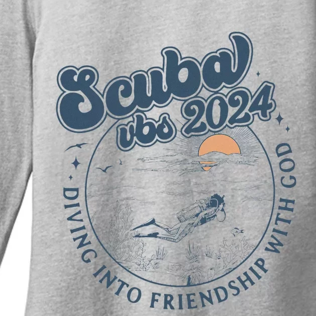 Scuba Vbs 2024 Friendship With God Womens CVC Long Sleeve Shirt