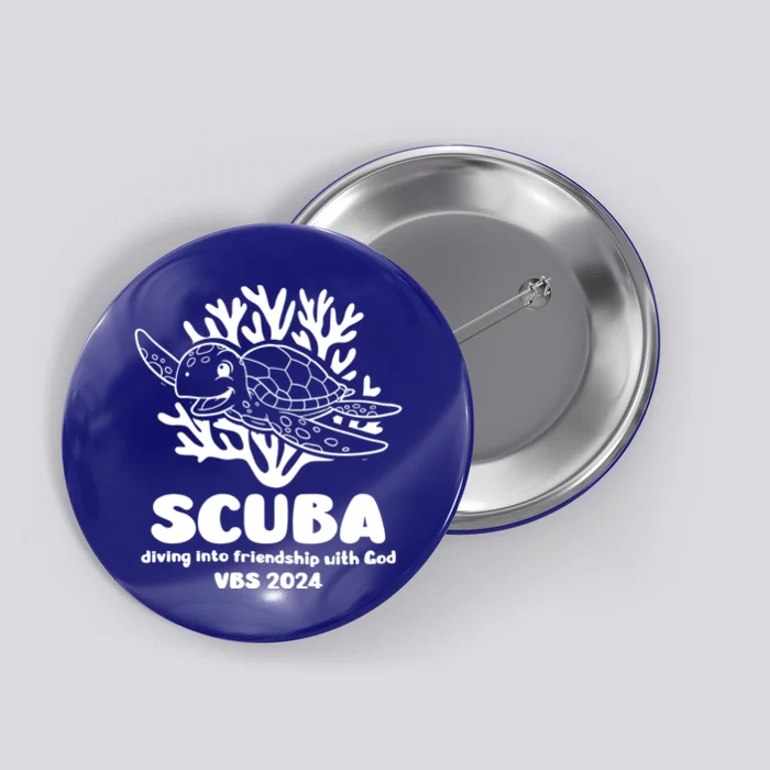 Scuba Vbs 2024 Diving Into Friendship With God Christian Gift Button