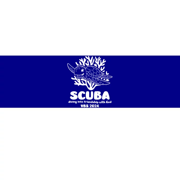 Scuba Vbs 2024 Diving Into Friendship With God Christian Gift Bumper Sticker