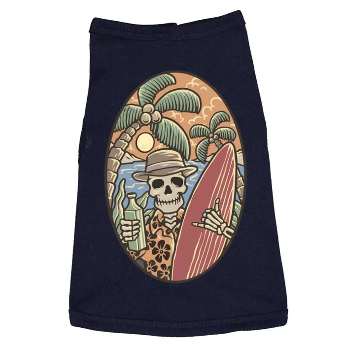 Skeleton Vacation Doggie Tank