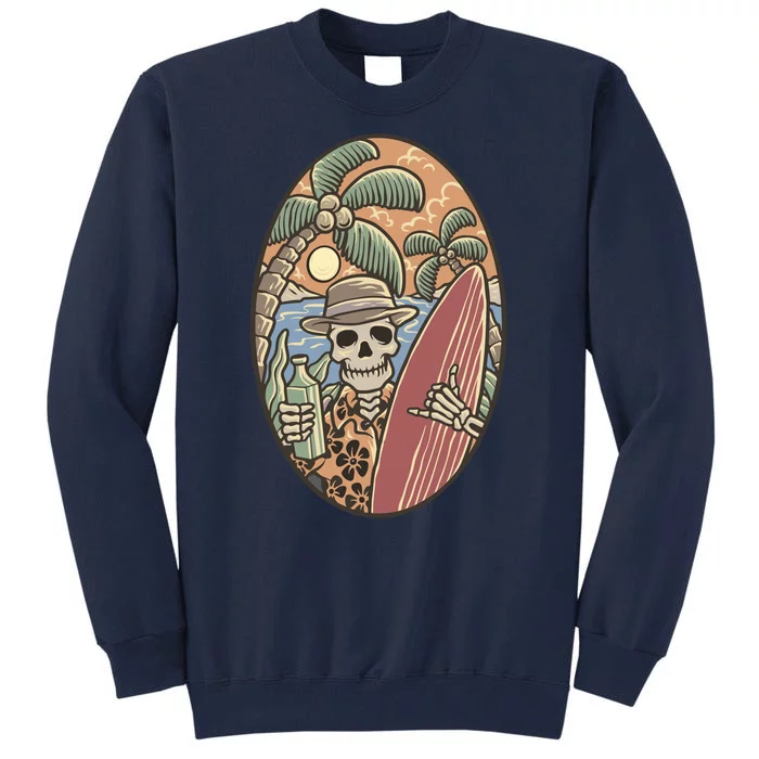 Skeleton Vacation Tall Sweatshirt