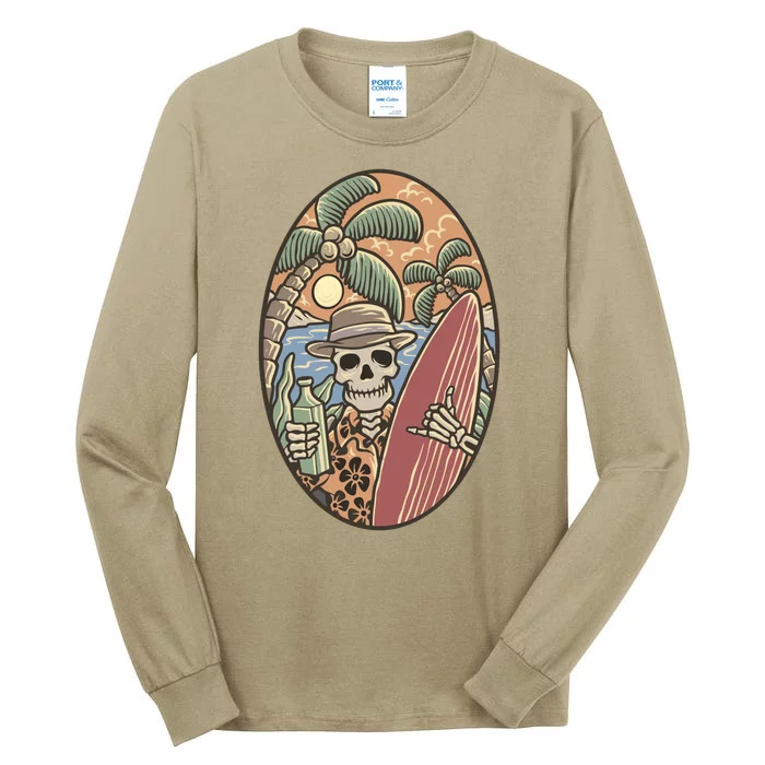 Skeleton Vacation Tall Long Sleeve T-Shirt