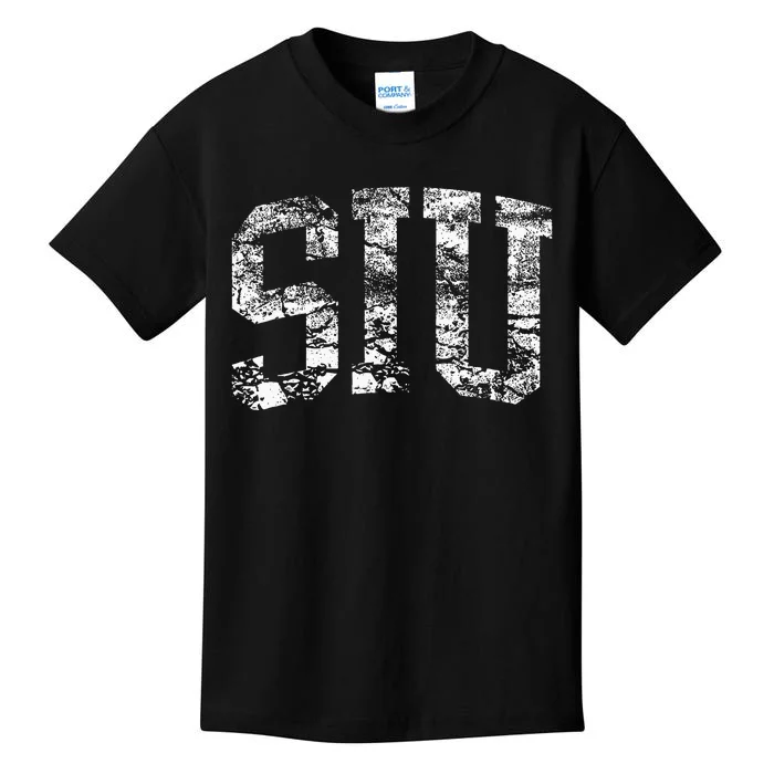 SIU Vintage Arch Logo University Sports Style Kids T-Shirt