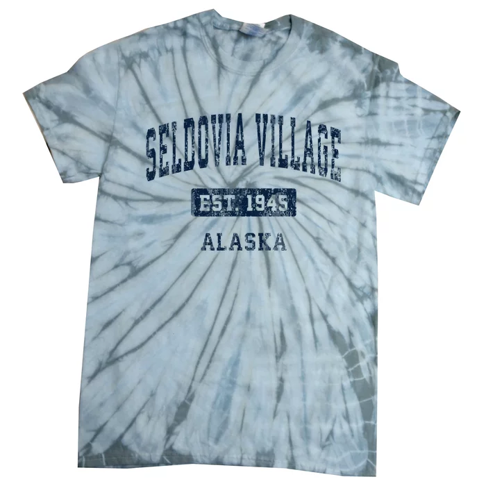 Seldovia Village Alaska Ak Vintage Sports Established Tie-Dye T-Shirt