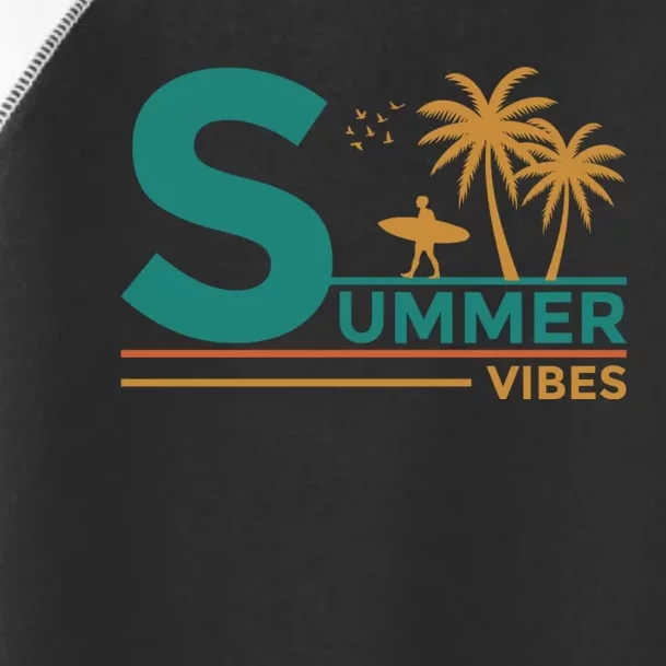 Summer Vibes Adventure Graphic Toddler Fine Jersey T-Shirt