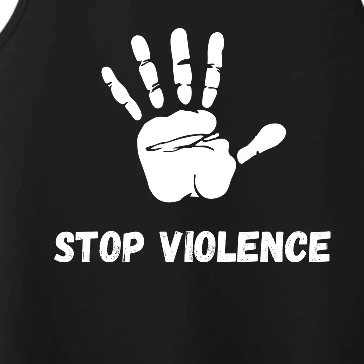 Stop Violence Awareness Performance Tank