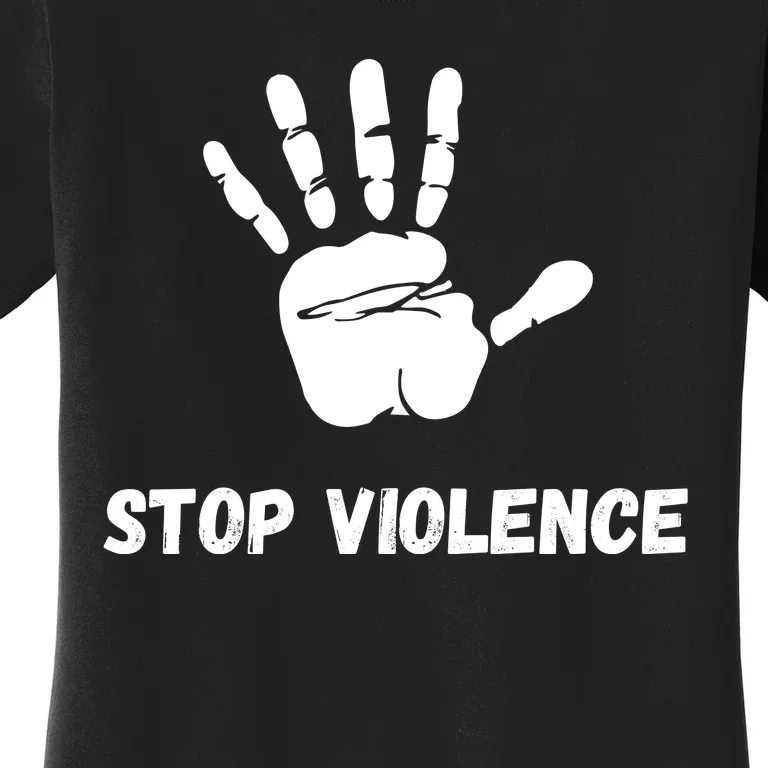 Stop Violence Awareness Women's T-Shirt