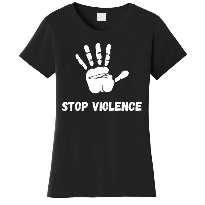 Stop Violence Awareness Women's T-Shirt