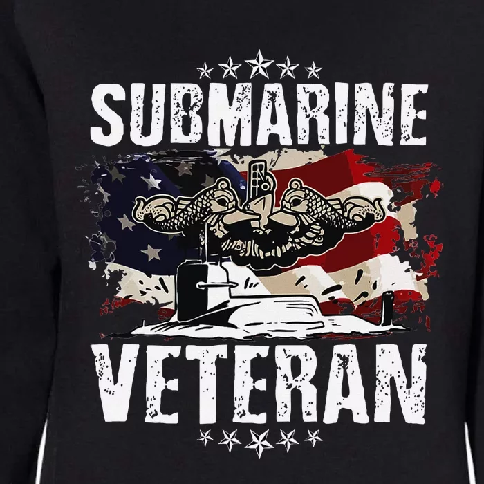 Submarine Veteran Artwork For A Submariner Womens California Wash Sweatshirt