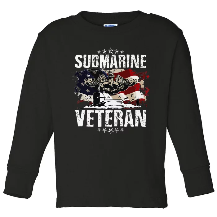 Submarine Veteran Artwork For A Submariner Toddler Long Sleeve Shirt