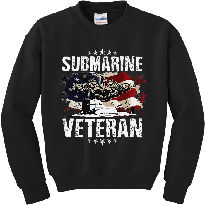 Submarine Veteran Artwork For A Submariner Kids Sweatshirt