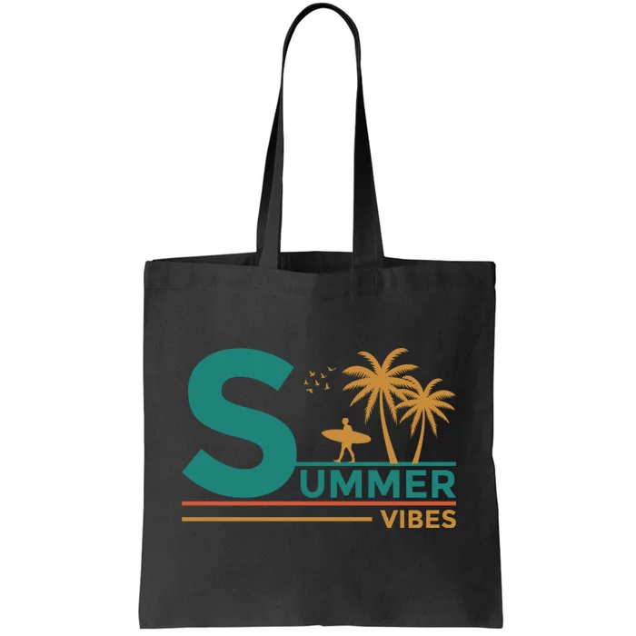 Summer Vibes Adventure Graphic Tote Bag