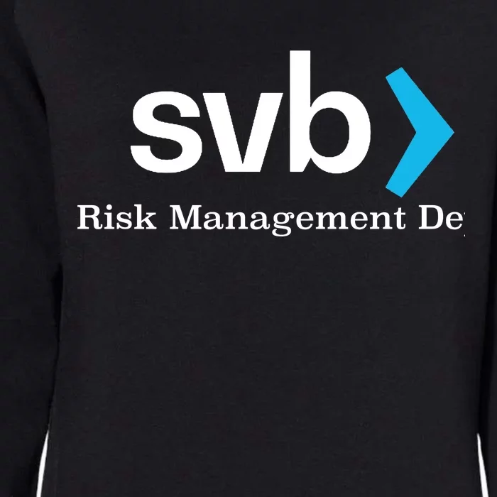 Silicon Valley Bank SVB Risk Management Department Womens California Wash Sweatshirt