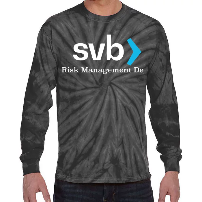 Silicon Valley Bank SVB Risk Management Department Tie-Dye Long Sleeve Shirt