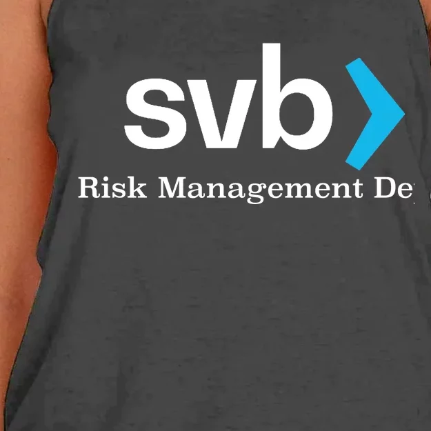 Silicon Valley Bank SVB Risk Management Department Women's Knotted Racerback Tank