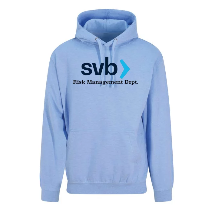 Silicon Valley Bank SVB Risk Management Department Unisex Surf Hoodie