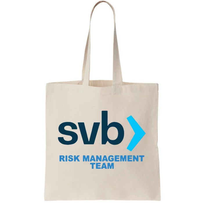 Silicon Valley Bank SVB Risk Management Department Tote Bag